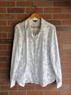 Tommy Hilfiger White Floral Shirt